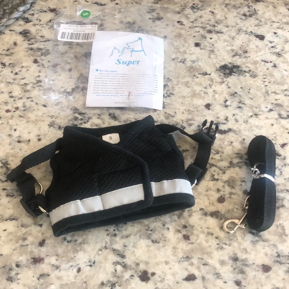 Brand New Supet Cat Small Animal Harness and Leash for Walking Set